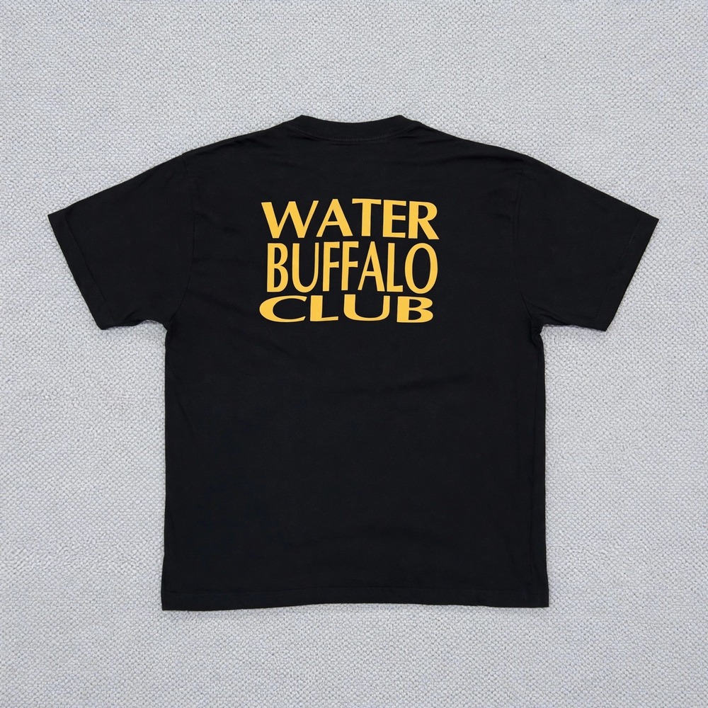 Water Buffalo Club Graphic Tee Skull Logo Black Men's XL